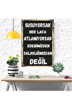Ahşap Retro Mdf Poster , Komik Sözler , Duvar Yazıları , Manzara ,  Tarih , Edebiyat - Tbl0806