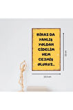 Ahşap Retro Mdf Poster , Komik Sözler , Duvar Yazıları , Manzara ,  Tarih , Edebiyat - Tbl0129