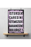 Ahşap Retro Mdf Poster , Komik Sözler , Duvar Yazıları , Manzara ,  Tarih , Edebiyat - Tbl0813