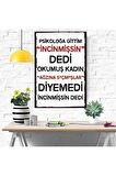 Ahşap Retro Mdf Poster , Komik Sözler , Duvar Yazıları , Manzara ,  Tarih , Edebiyat - Tbl0814