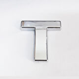 Cemax T Harfi  3,75 cm Krom Yapışkanlı