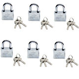 Akıllı Anahtarlı Asma Kilit 6lı Set