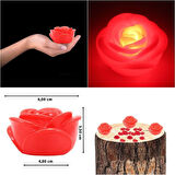 Led Işıklı Gül Romantik Gül