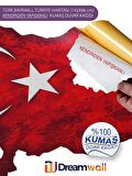 Dreamwall Türkiye Haritası, Türk Bayrağı Kendinden Yapışkanlı Duvar Kağıdı