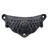 Antika Tarz Dekoratif Pirinç Anıt Tas Mobilya, Çekmece Kulbu - 48x90 mm, Oksit