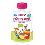 p Organik Orman Meyveli Şeftalili Elma Püresi 100 Gr