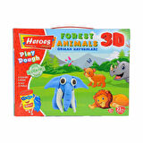 ERN-571 Heroes 3D Orman Hayvanları Seti - Eren Eğitici Oyuncak