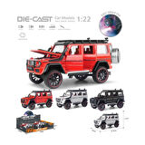 HCL-501A Çek Bırak 1:22 Sesli Ve Işıklı Buharlı G-Lüx Metal Jeep