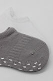 Bistyle 2'Li Sneakers Kaymaz Colours Penye Çorap BS20104 Gri Beyaz