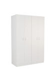 Gümüş Giyinme Dolabı - Çok Amaçlı Dolap - Gardırop 180 Cm-4 Kapaklı