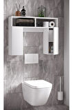 Uhde Klozet Arkası-Üstü-Banyo Dolabı-Çok Amaçlı