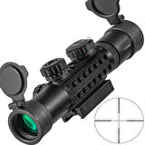 Raylı Çift Işıklı Tfek Dürbünü C3-9X26 EG 11 Mm / 22 Mm