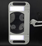 10X Led Akrobat Büyüteç 2X15W 170X113 Mm 10 Diopter Mercek Lt-86G