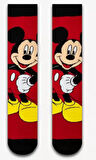 Mickey Mouse Renkli Unisex Kolej Çorap