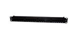 Beek 24 Port Cat6 UTP Patch Panel, 8P8C, Altın Kontak, LSA, 1U, zırhsız/unshielded&lt;br&gt;
Beek 24 Port Cat6 UTP Patch Panel, 8P8C, Gold contact,LSA, 1U, unshielded, w.cable holder