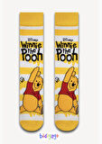 Winnie the Pooh Desenli Unisex Kolej Çorap