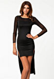 Tegan TP100775 Uzun Kısa Moda Elbise