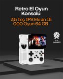 Taşınabilir Retro Oyun Konsolu – 15.000 Oyun, 64 GB Depolama, IPS Ekran