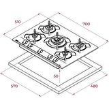 Teka Chef 10 Siyah Ankastre Set – (Hak 629 Bk Fırın +Gbc 75030 Kbc Bk Ocak + Dvt 98660 Bk Davlumbaz)