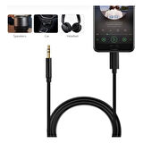 Iphone 15 Aux Kablo Type C Örgü Hasır Dac Çipli Kablo