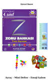 Tonguç 4. Sınıf Tüm Dersler Zoru Bankası (Emoji kalem+Mini defter+TIRTIL ayraç)