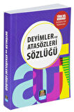 Türkçe Sözlük ve Atasözleri Deyimler Sözlüğü Tdk Onaylı 1.Hamur Karton Kapak 2 Li Set