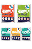 8. Sınıf FENOMEN Matematik(A)-Fen Bilimleri(A)-Türkçe(A)-Paragraf(A)-İnk.Tarihi Soru Bankası Seti