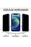 Iphone 13 Mini Hayalet Privacy Gizlilik Filitreli Görünmez Tam Kaplayan Kırılmaz Cam Ekran Koruyucu