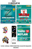 Tonguç 5. Sınıf Zoru TD. - Yazılı Notları-Yazılı Denemeleri 2. DÖNEM (3KİTAP) (UZAY+MİNİ+K.BAŞLIĞI)