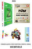 Tonguç 7. Sınıf Tüm Dersler + Zoru Tüm Dersler Soru Bankası 3 KİTAP (EMOJİ K.+MİNİ D.+TIRTIL A.)