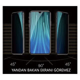 Samsung M14 Hayalet Ekran Koruyucu Privacy Gizlilik Filitreli Tam Kaplayan Kırılmaz Cam