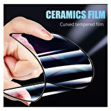 Vivo Y21S Ekran Koruyucu Seramik Nano Cam Esnek Tam Kaplayan Kırılmaz Cam Ekran
