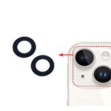 Apple iPhone 14 Plus İle Uyumlu Kamera Camı