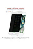 Iphone 6 Iphone 6s Beyaz Privacy Kavisli Hayalet Gizlilik Filitreli Full Ekran Koruyucu