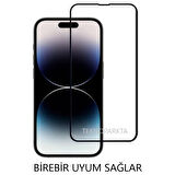 Iphone 14 Ekran Koruyucu Tam Kapatan Tamperli Cam Kırılmaz Cam Full Hd Glass