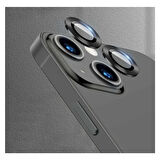 Iphone 14 Plus Kamera Koruyucu Lens Mercek Metal Çerçeveli 2li Set Siyah Black