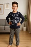 Çocuk Pijama Takımı %100 Pamuk