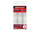 DECOY Y-S21 Standart Treble Üçlü Maket Balık İğnesi 2