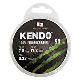 Kendo 100% Fluorocarbon White 50m Misina 0.30mm