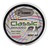 Kendo Classic 8X 300m Multicolor Örgü İp 0.14mm