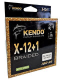 Kendo X-12+1 Braided 150m Apple Green Örgü İp 0,14mm