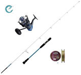Okuma Safina SW 4000 Bauer Bambam Salt Dfr 20-90 Kamış Tekne Seti