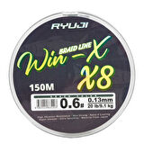 RYUJI WINX X8 150M GREEN İP MİSİNA 0,10mm