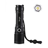 GHT-5761 XP90 LED 3 Mod Zoomlu Yağmur Suyu Geçirmez Şarjlı El Feneri