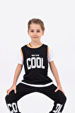 Erkek Çocuk Cool Baskılı  Alt Üst Basic Takım 2-5 Yaş