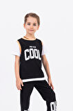 Erkek Çocuk Cool Baskılı  Alt Üst Basic Takım 2-5 Yaş