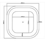 Motifpiyer Lamba Tavan Göbeği 48 Kare Oval Dis Cital