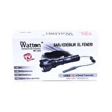 Orjinal 600 Lümen Tx6 Şarjlı Özel Avcı Feneri Watton Wt-253