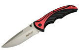Handsome 455 Kırmızı Kamp Çakı 21cm - Yarı Otomatik, Kemerlikli