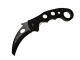 Böker Emerson 0504 BK Siyah Karambit Kamp Çakı 20cm- Manuel, Kemerlikli